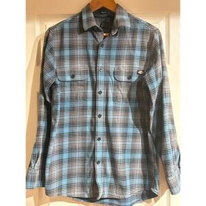 Dickies Blue and Gray Flannel